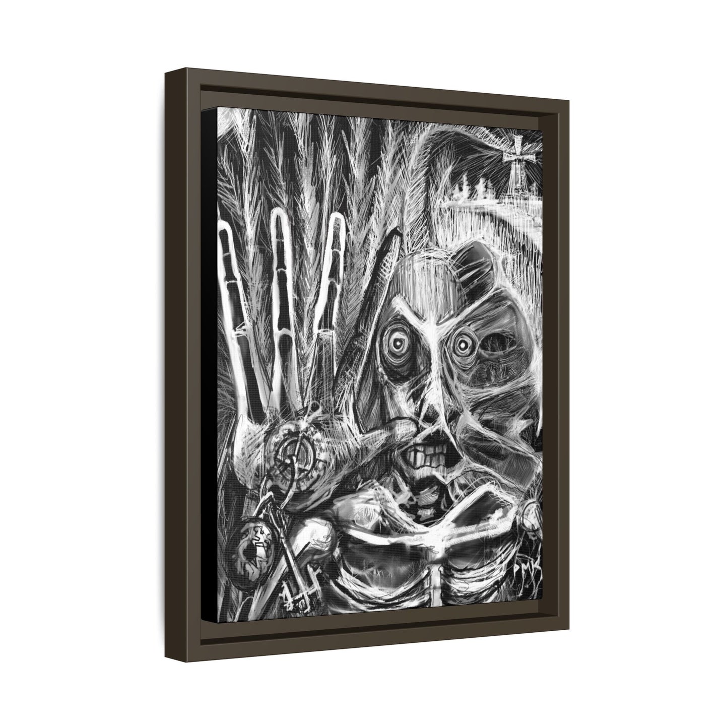 Dead Harvest Matte Canvas, Framed (Multi-color)