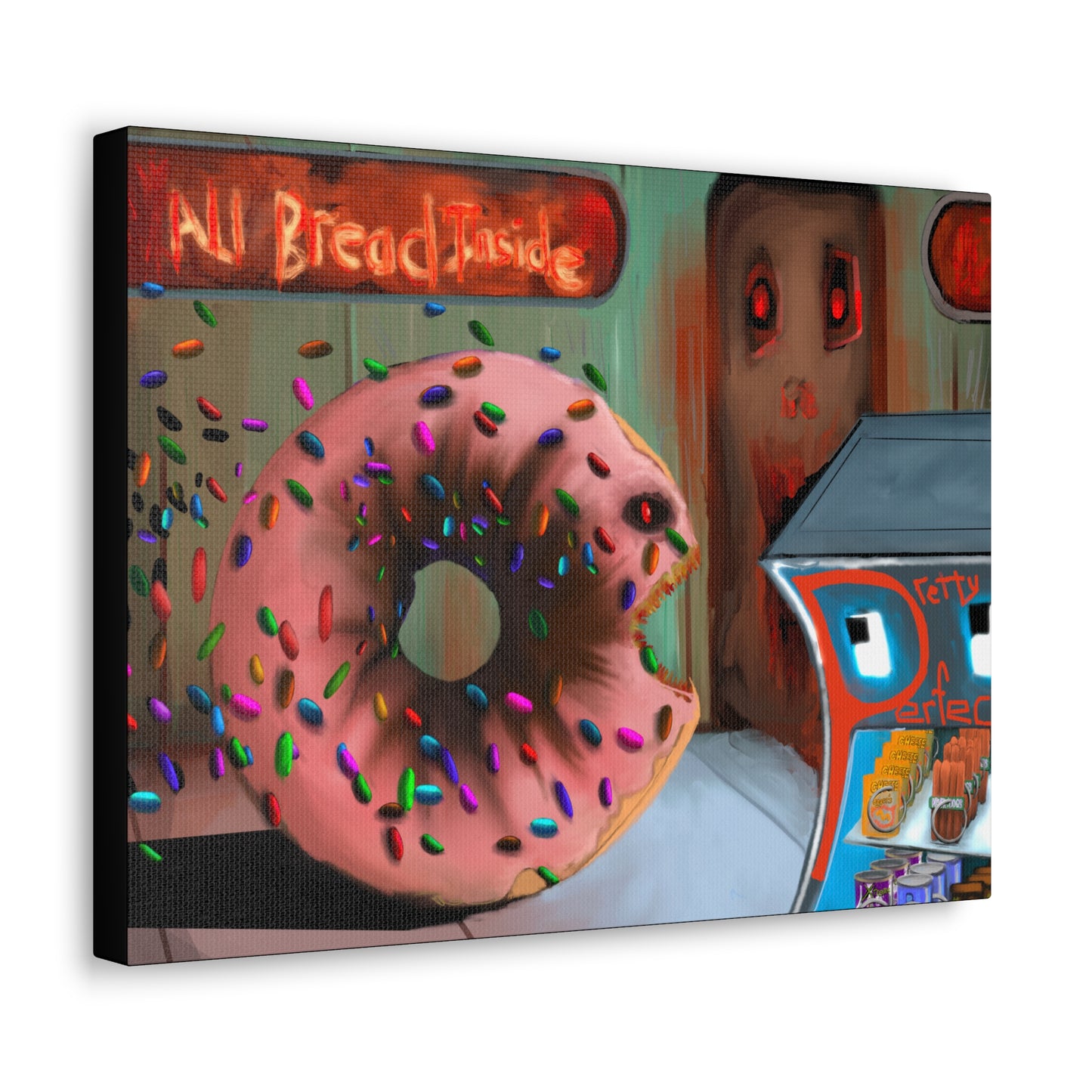 Baaad Donut! Canvas Gallery Wrap