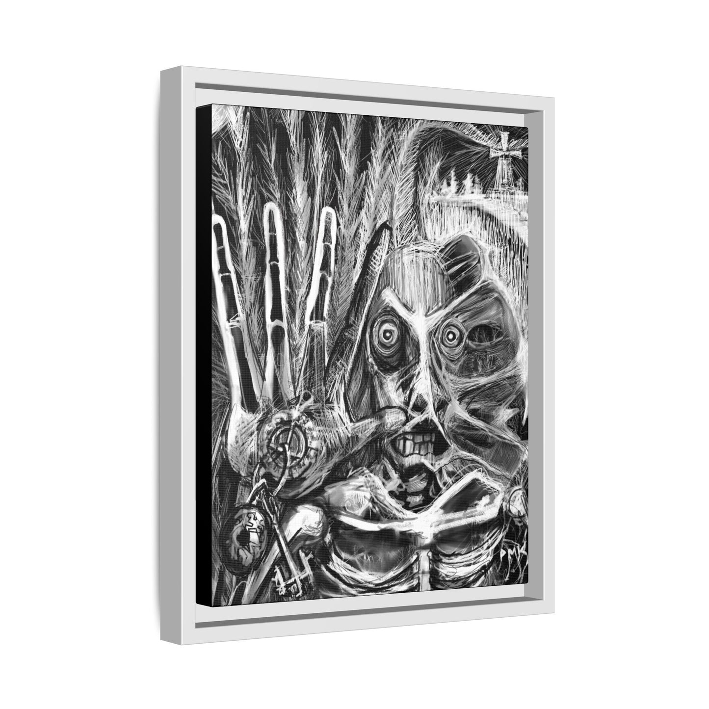 Dead Harvest Matte Canvas, Framed (Multi-color)