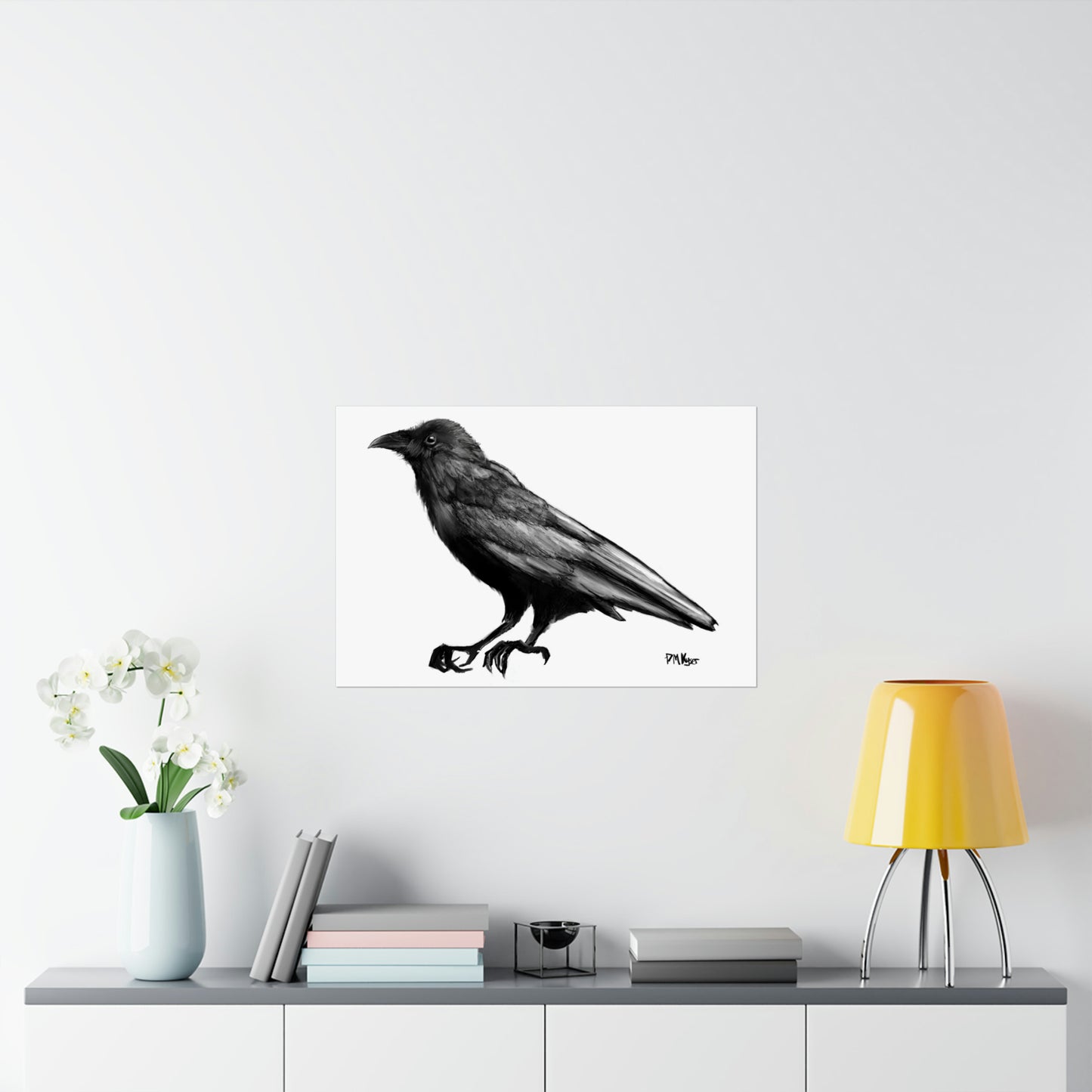 Raven Matte Horizontal Poster