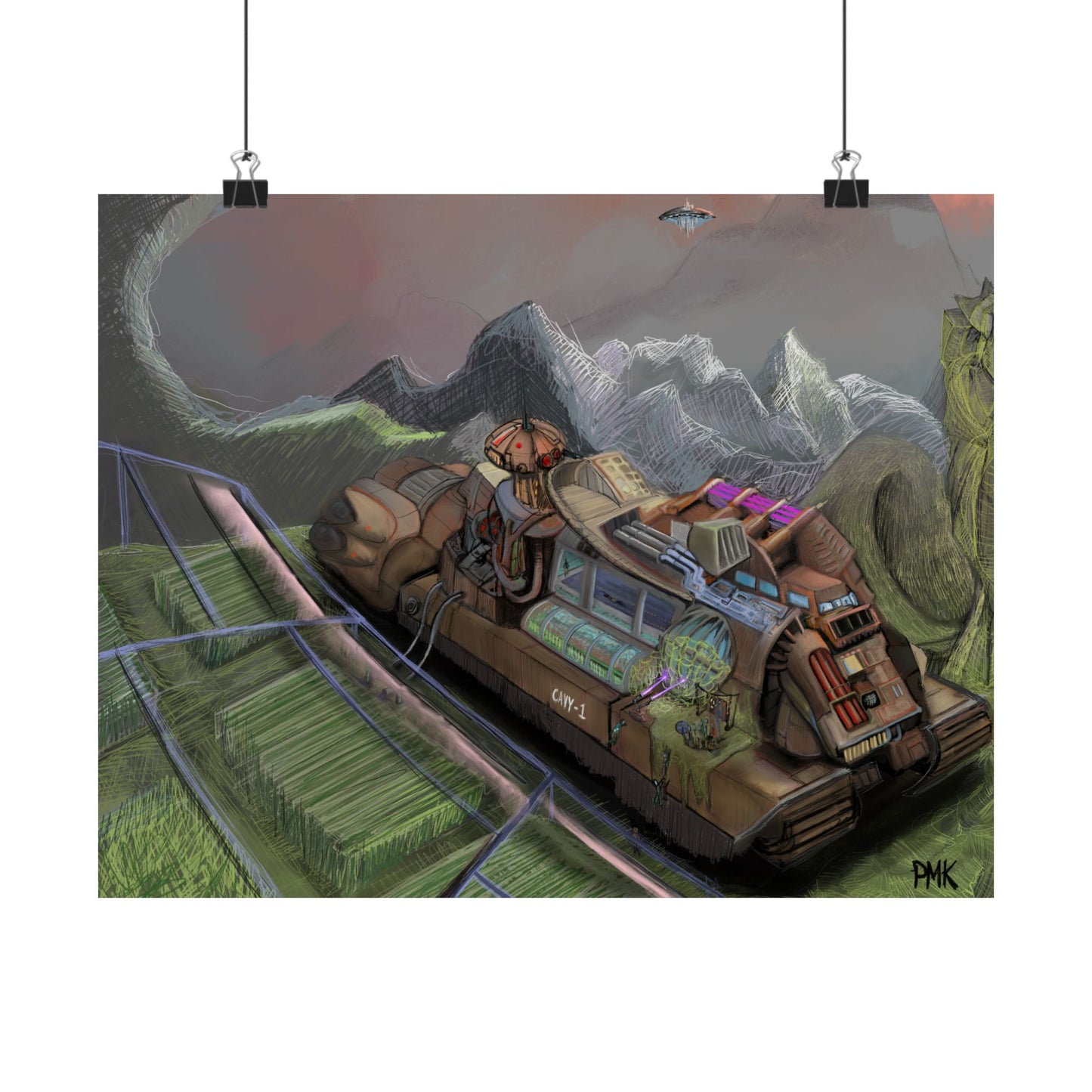 Cavy 1 Mobile Colony Center Satin Posters (210gsm)