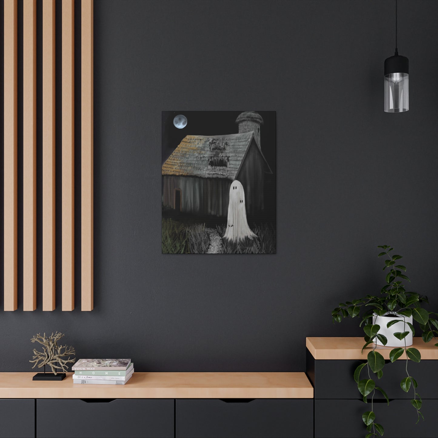 Haunted Barn Canvas Gallery Wrap