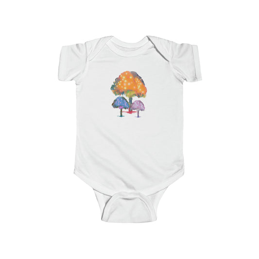 Ghost Fungi Infant Fine Jersey Bodysuit