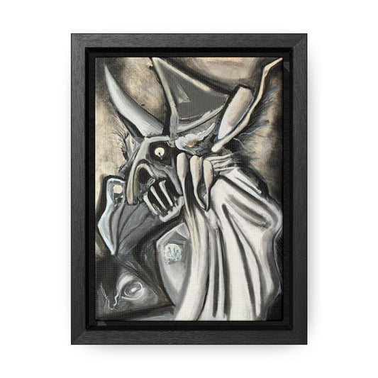 Terrified Gallery Canvas Wraps, Vertical Frame