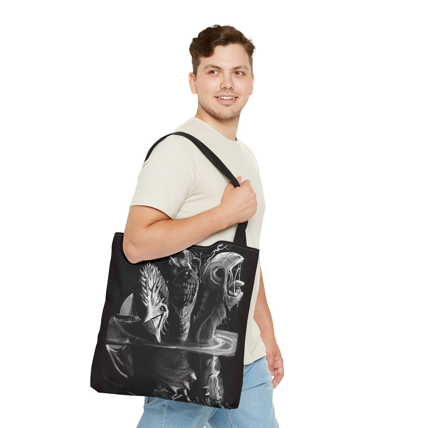 Deep Water Horror Tote Bag