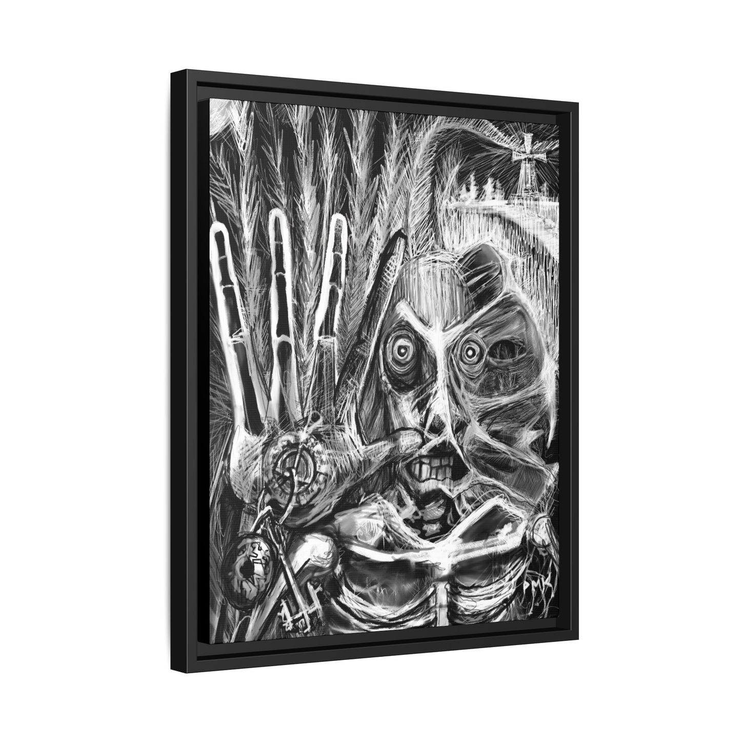 Dead Harvest Matte Canvas, Framed (Multi-color)