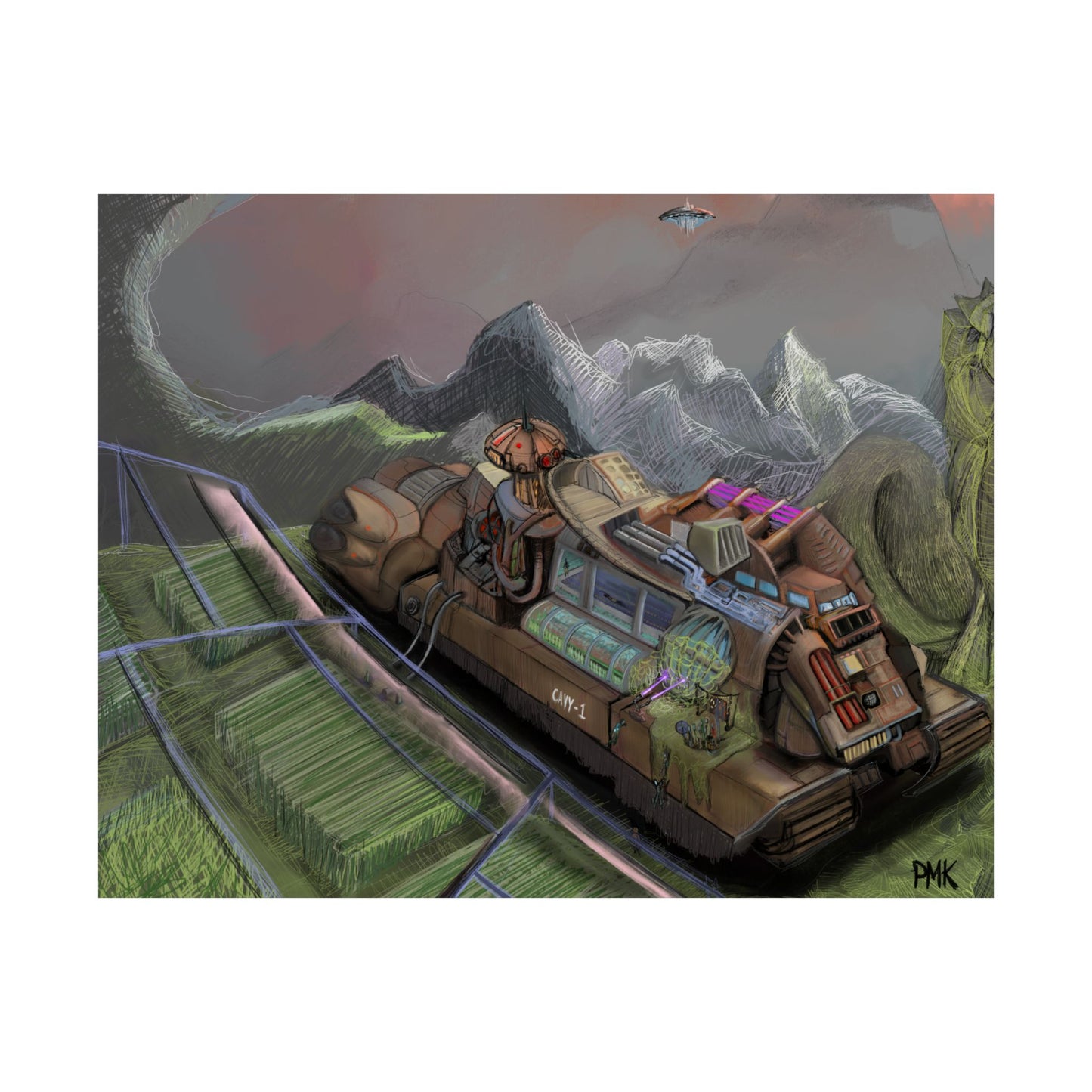 Cavy 1 Mobile Colony Center Satin Posters (210gsm)