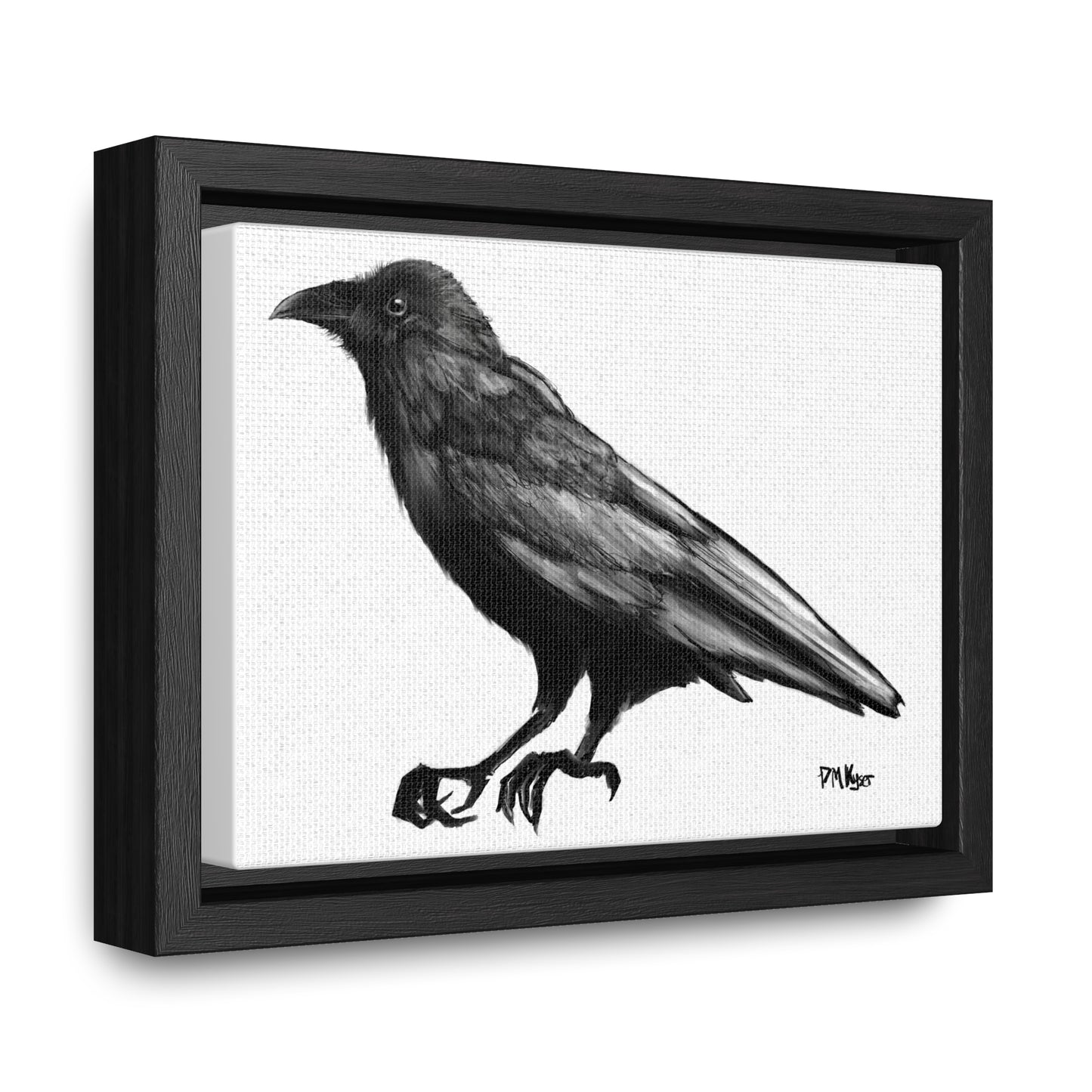 Raven Gallery Canvas Wrap, Horizontal Frame