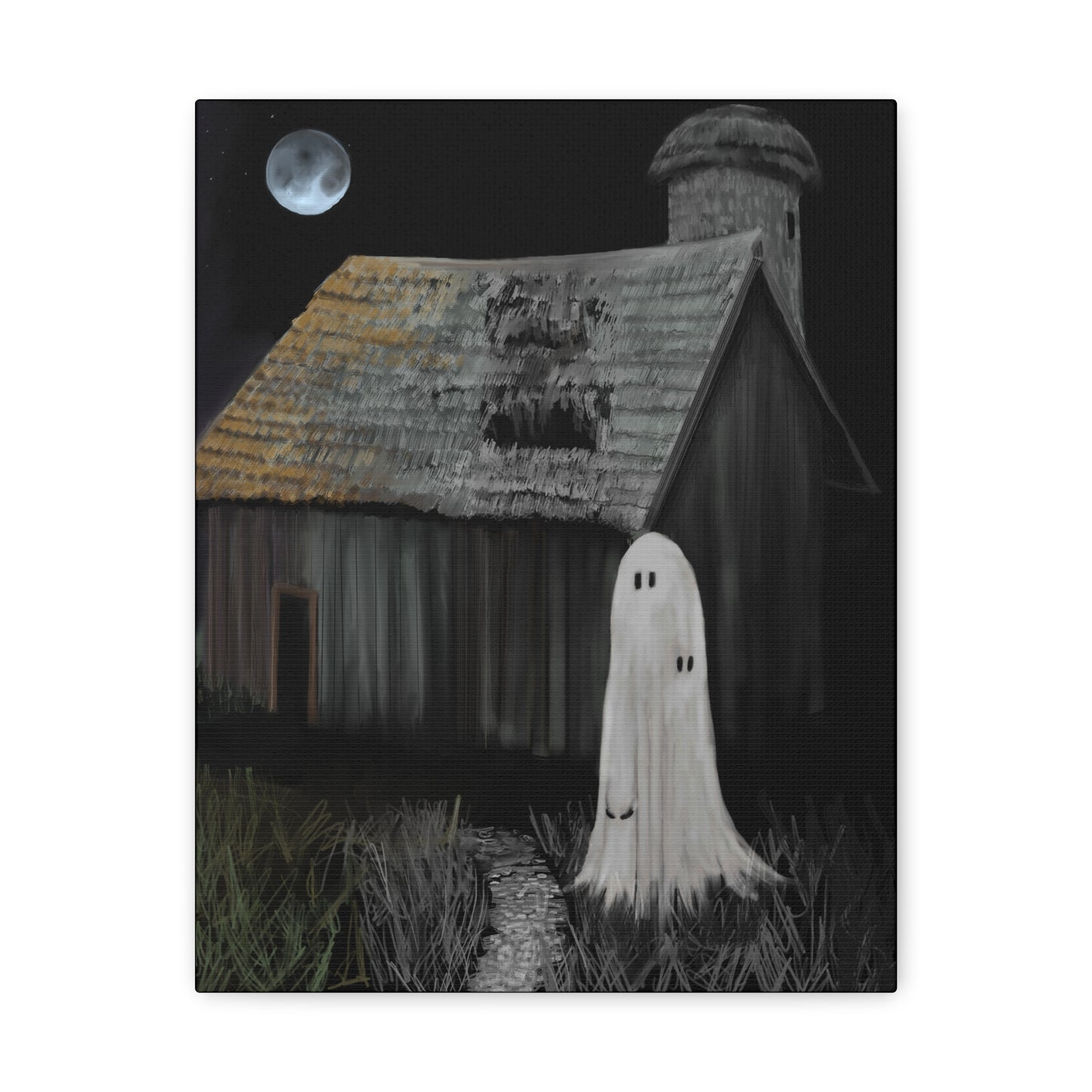 Haunted Barn Canvas Gallery Wrap