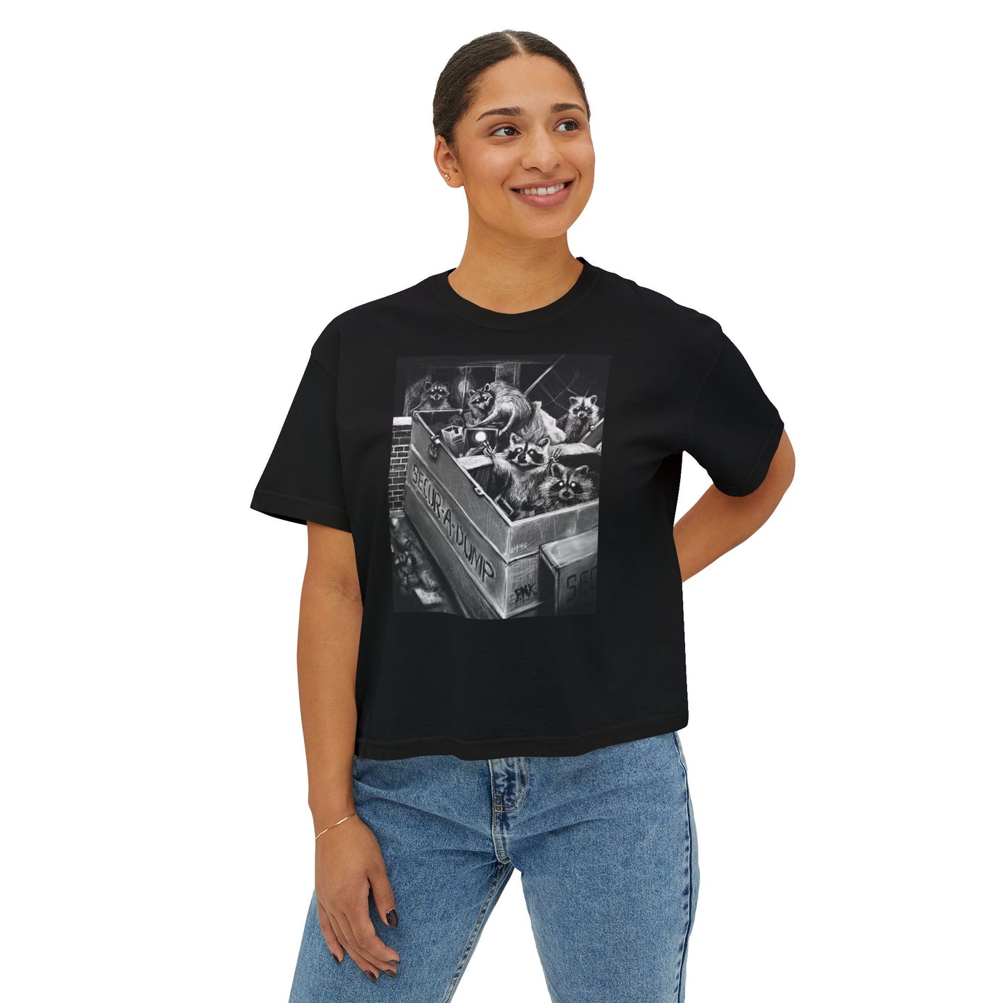 Caught! Women's Boxy Tee