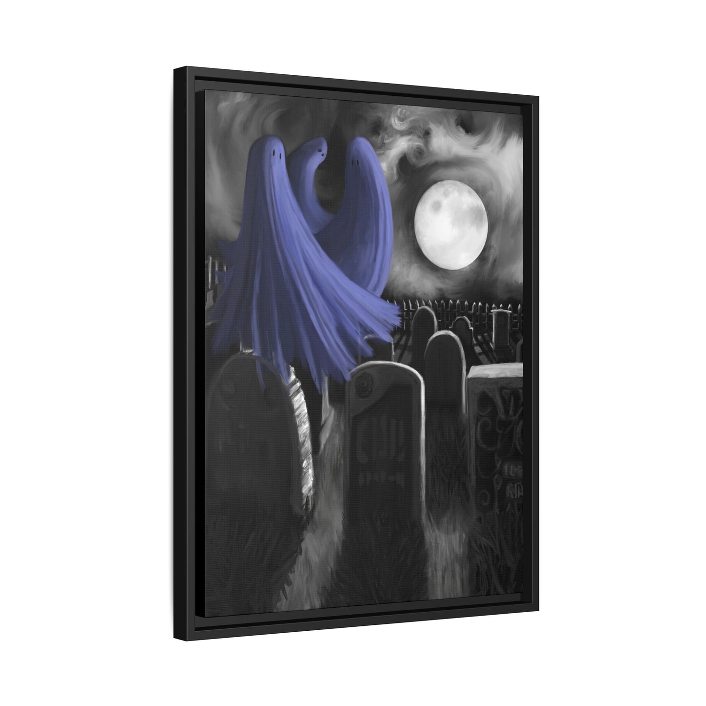 A Dance In The Moonlight Matte Canvas, Framed