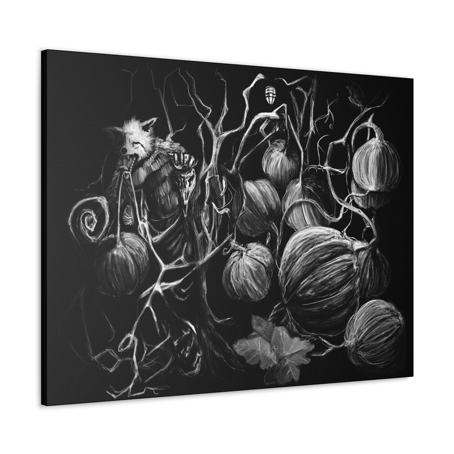 Pumpkin Tree Canvas Gallery Wraps