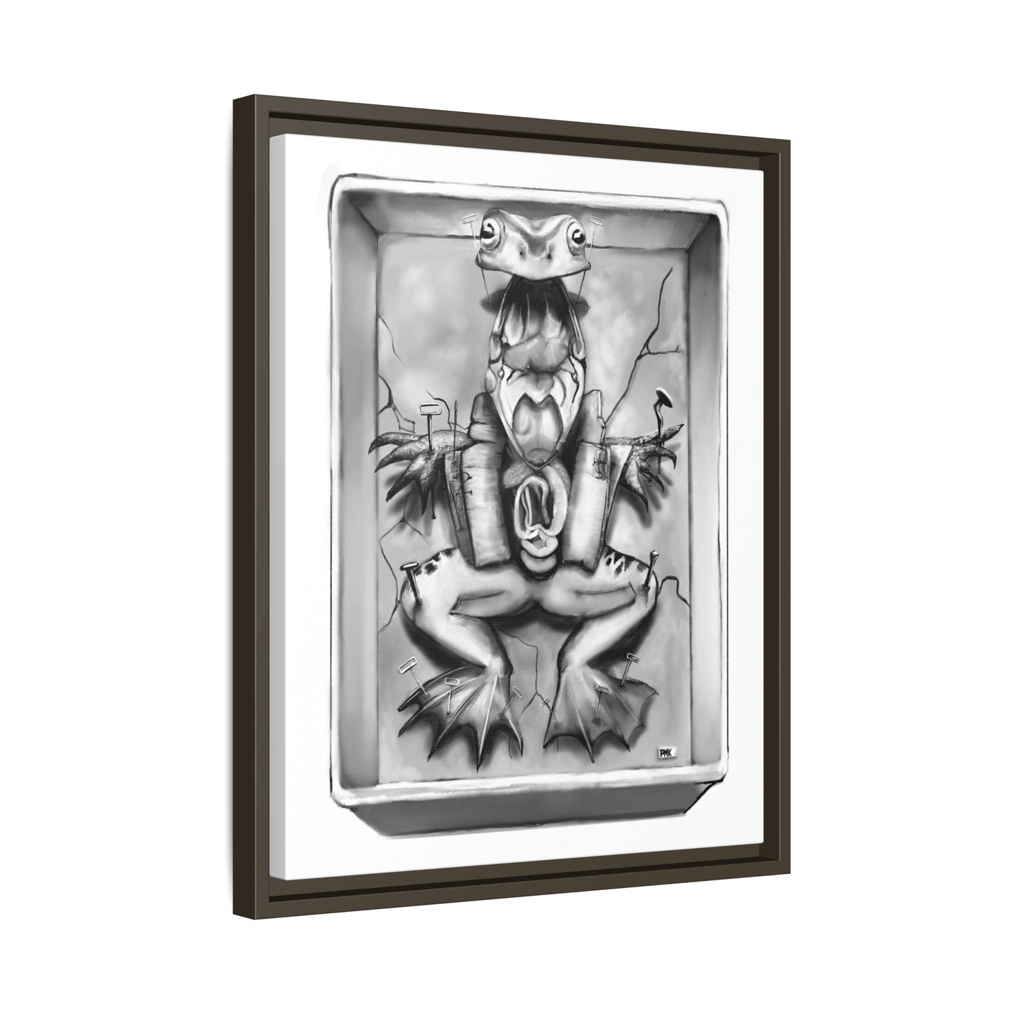 Bloodless Matte Canvas, Framed (Multi-color)