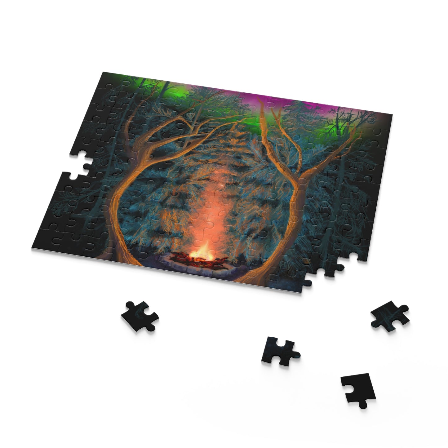 Northwoods Campfire Puzzle (120, 252, 500-Piece)
