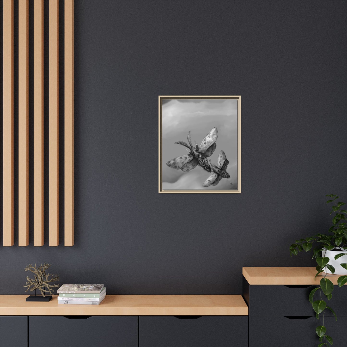 Skyward Matte Canvas, Framed (Multi-color)