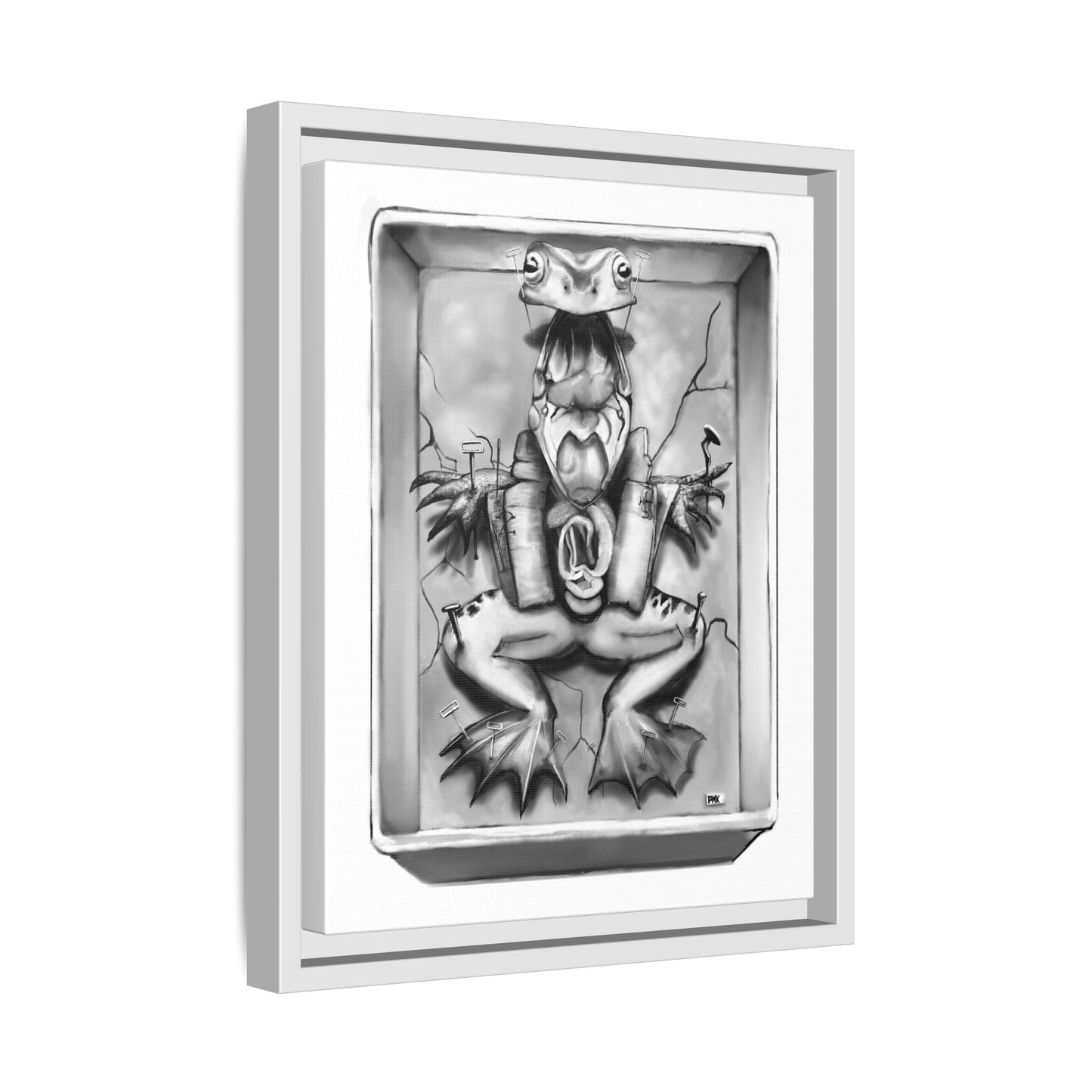 Bloodless Matte Canvas, Framed (Multi-color)