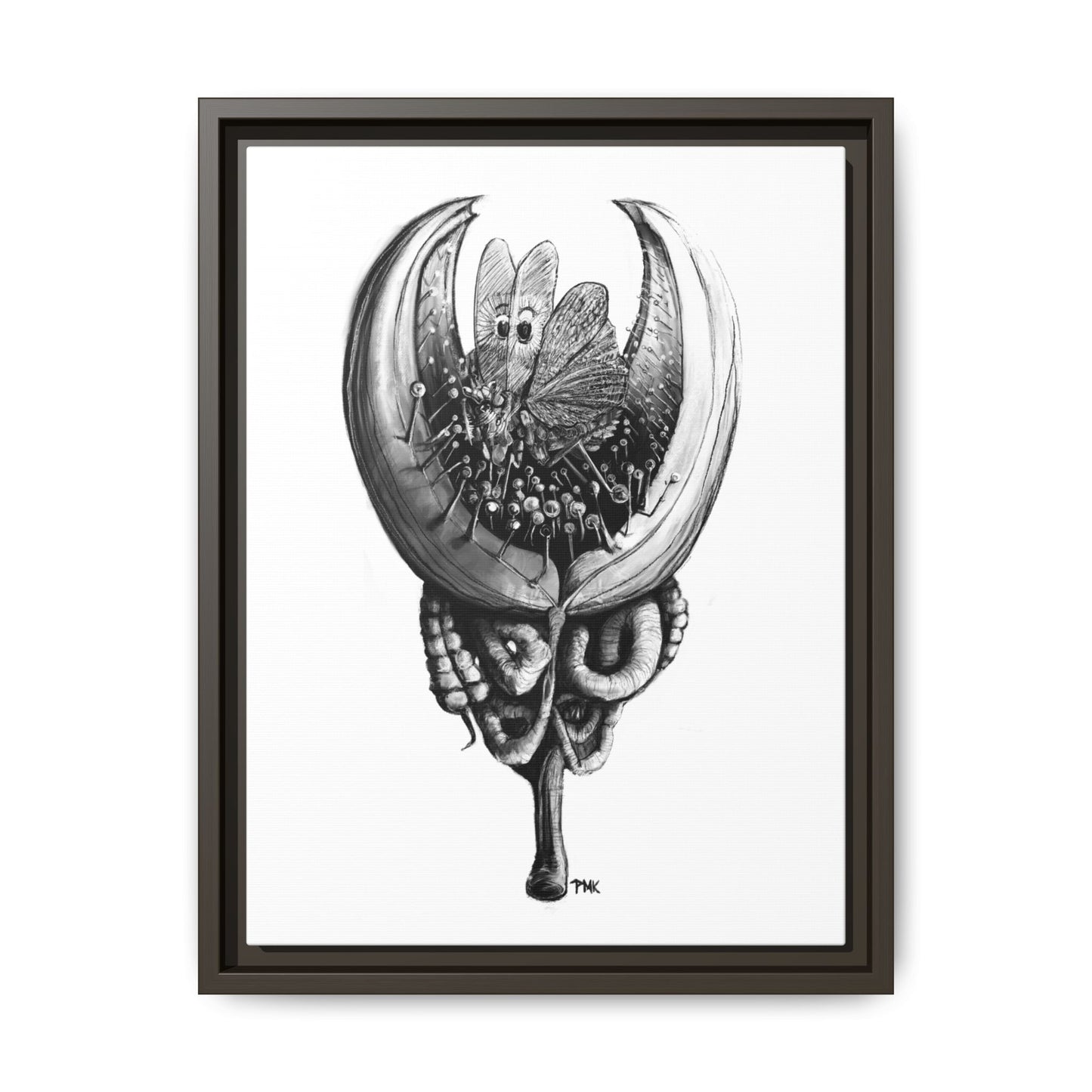 Trophy Kill Matte Canvas, Framed (Multi-color)