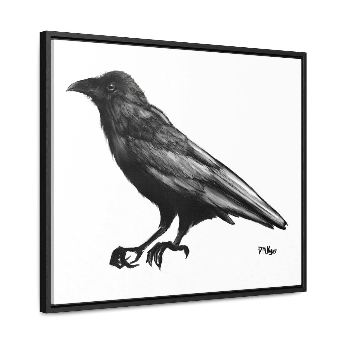 Raven Gallery Canvas Wrap, Horizontal Frame