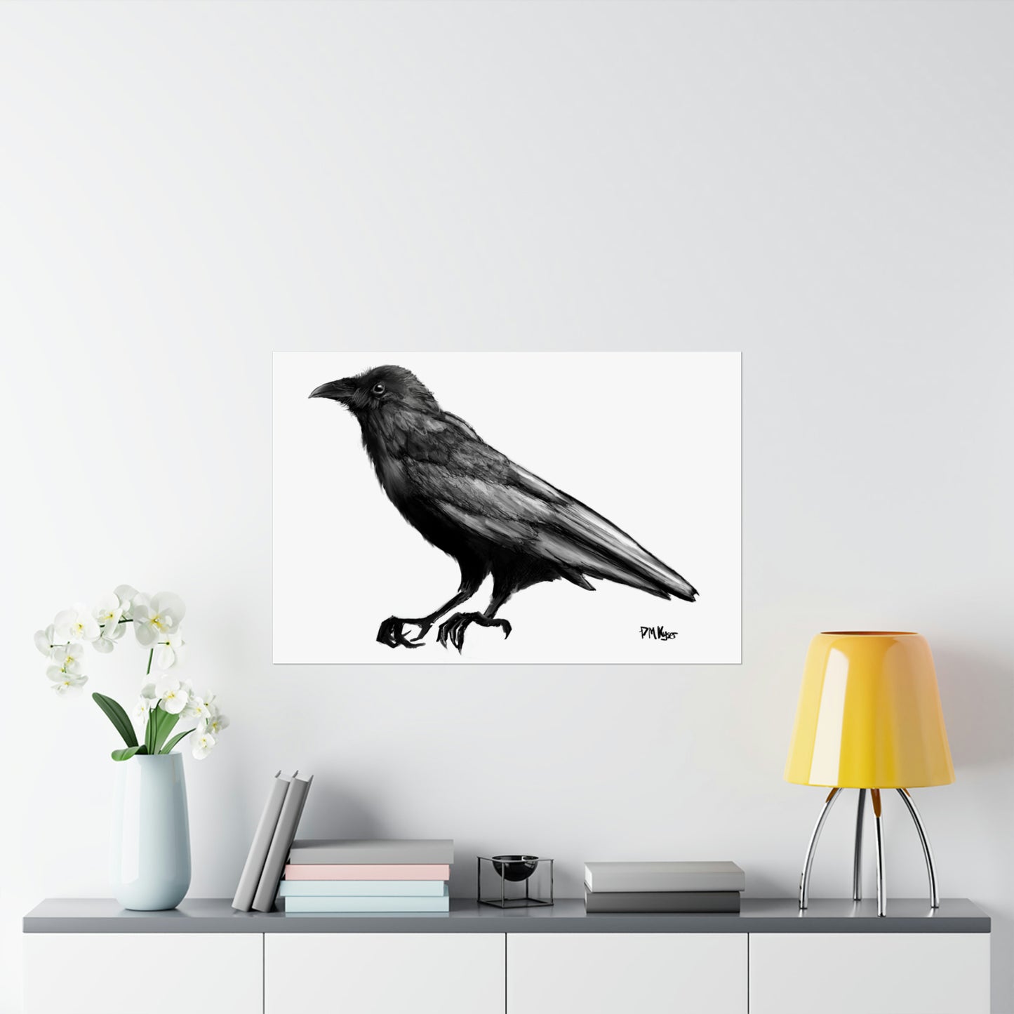 Raven Matte Horizontal Poster