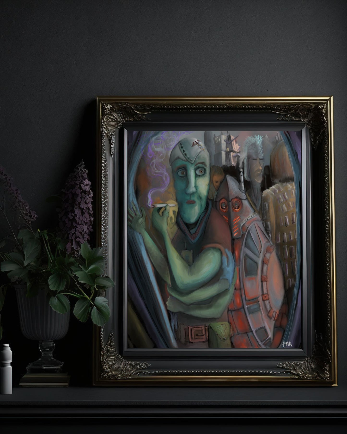 Smoke Break Art Print