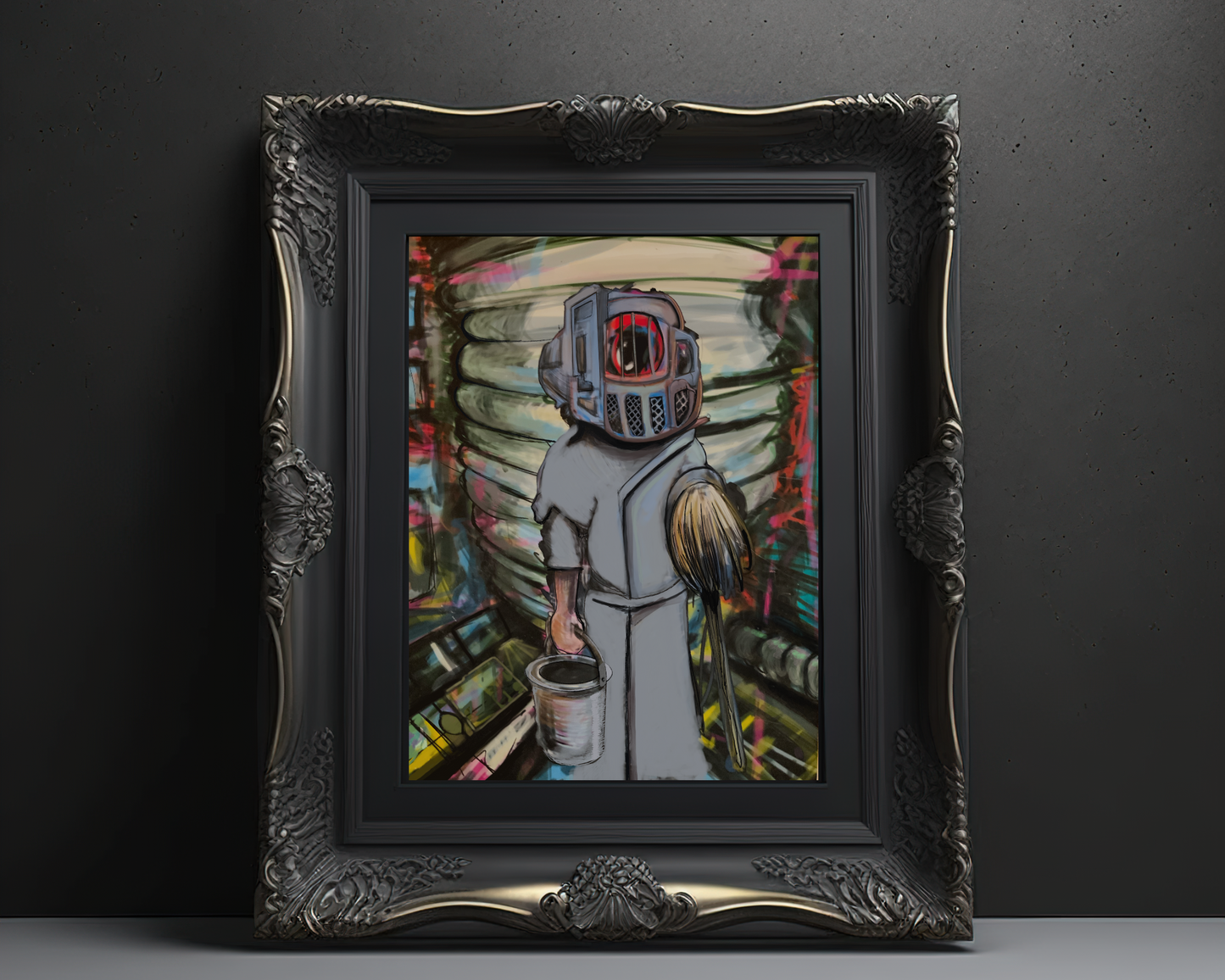 Space Janitor Art Print