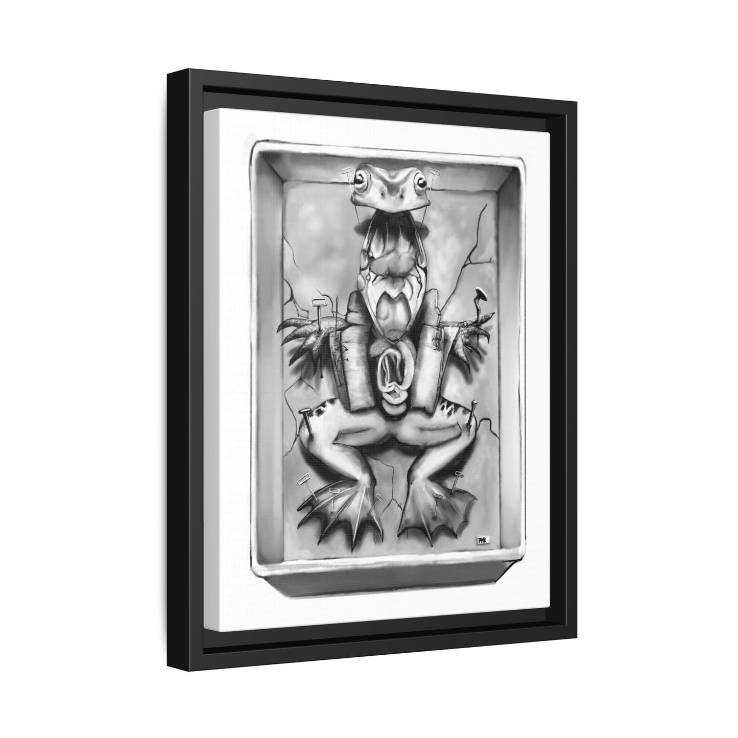 Bloodless Matte Canvas, Framed (Multi-color)