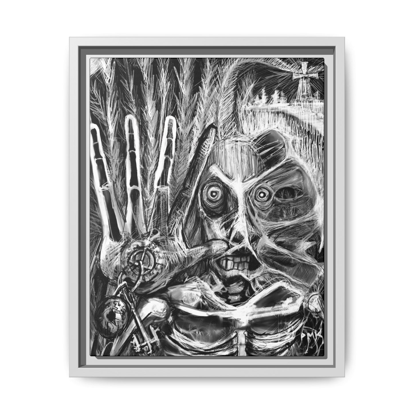 Dead Harvest Matte Canvas, Framed (Multi-color)