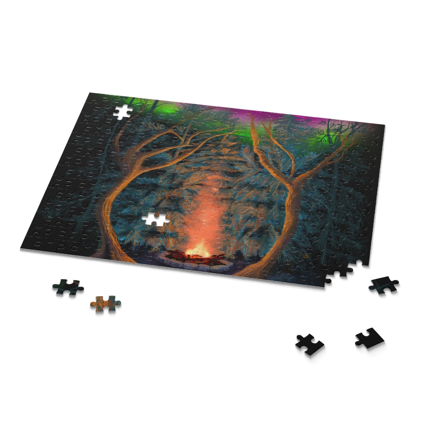 Northwoods Campfire Puzzle (120, 252, 500-Piece)