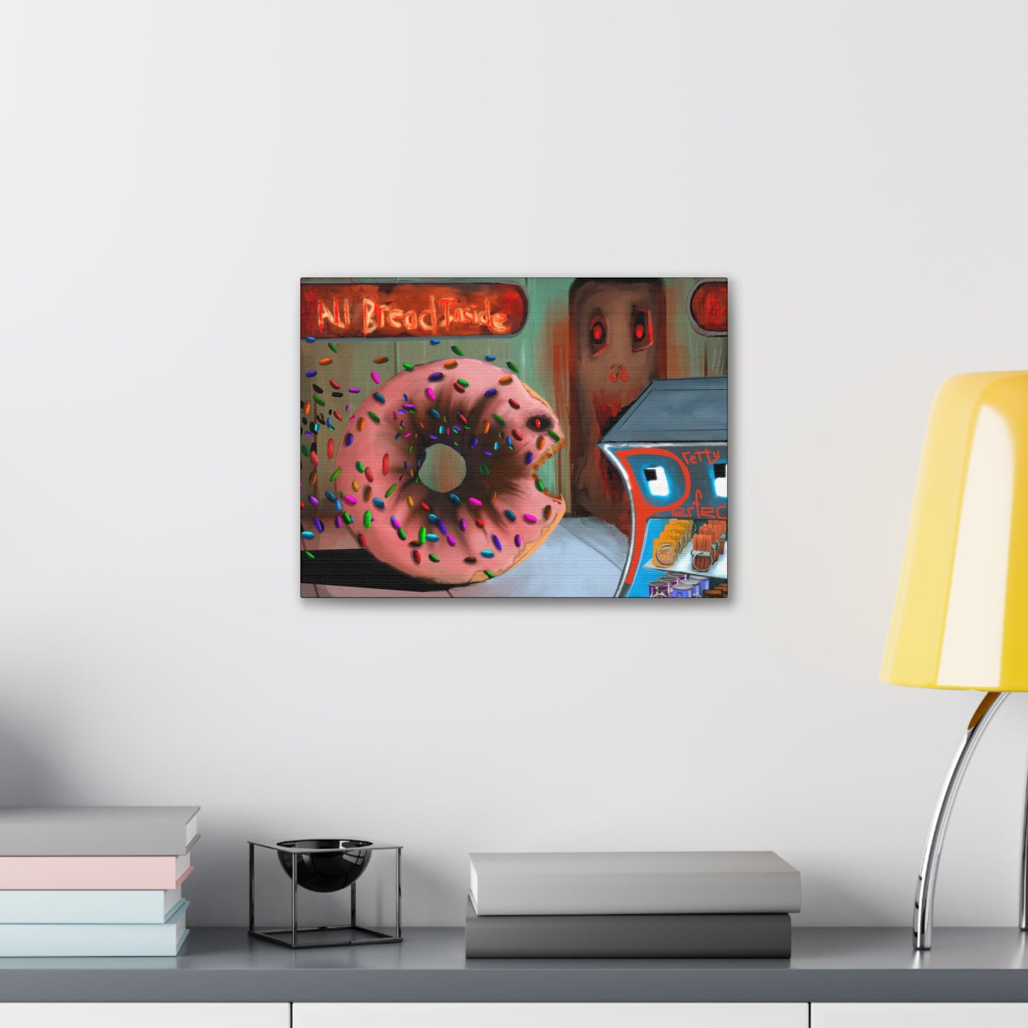 Baaad Donut! Canvas Gallery Wrap