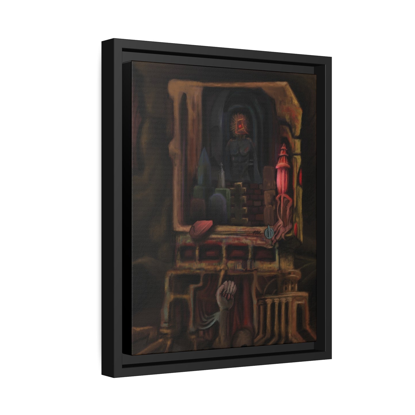 Graven Image Matte Canvas in  Black Frame