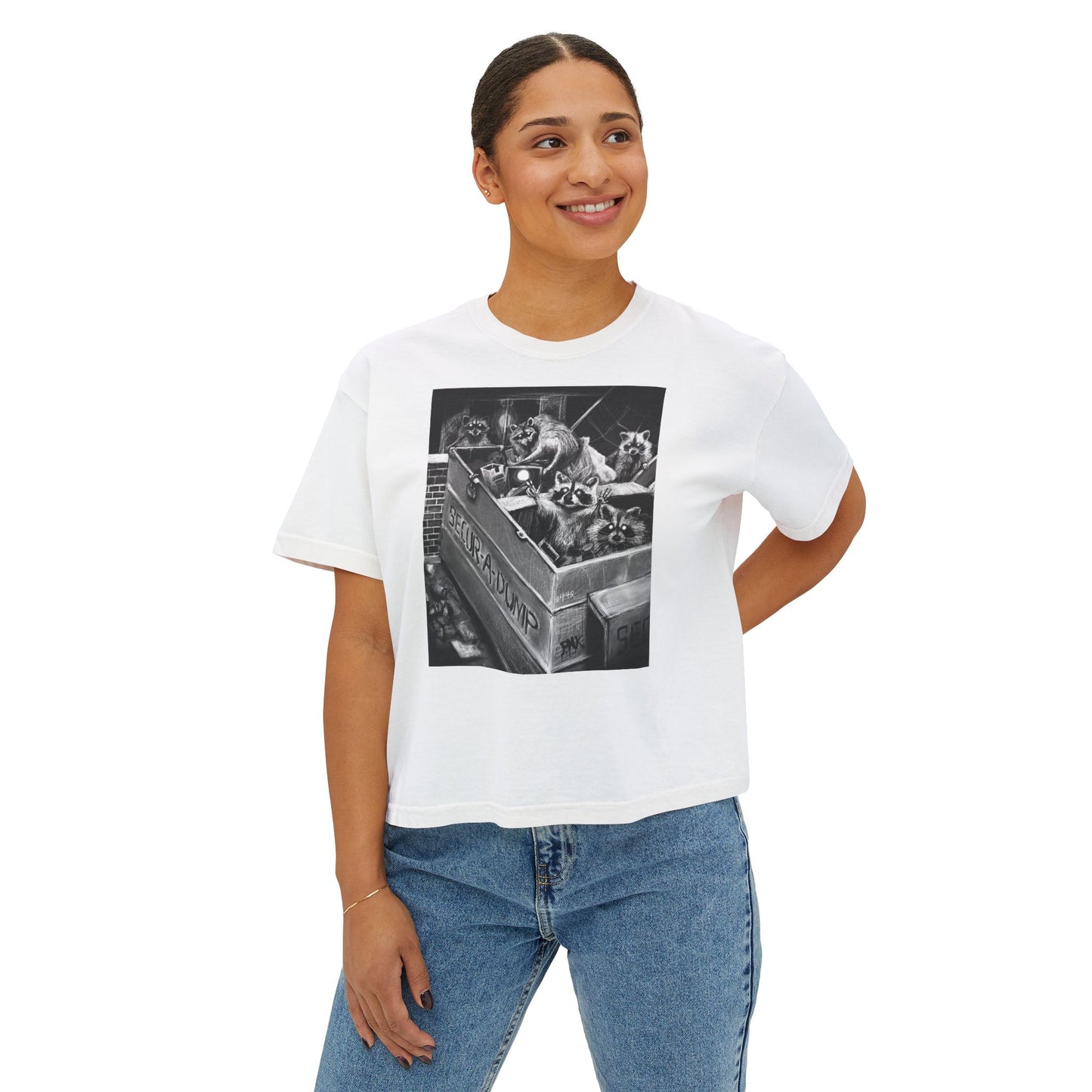 Caught! Women's Boxy Tee