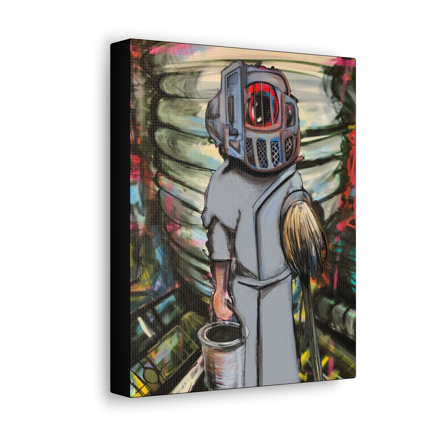 Space Janitor Canvas Gallery Wrap