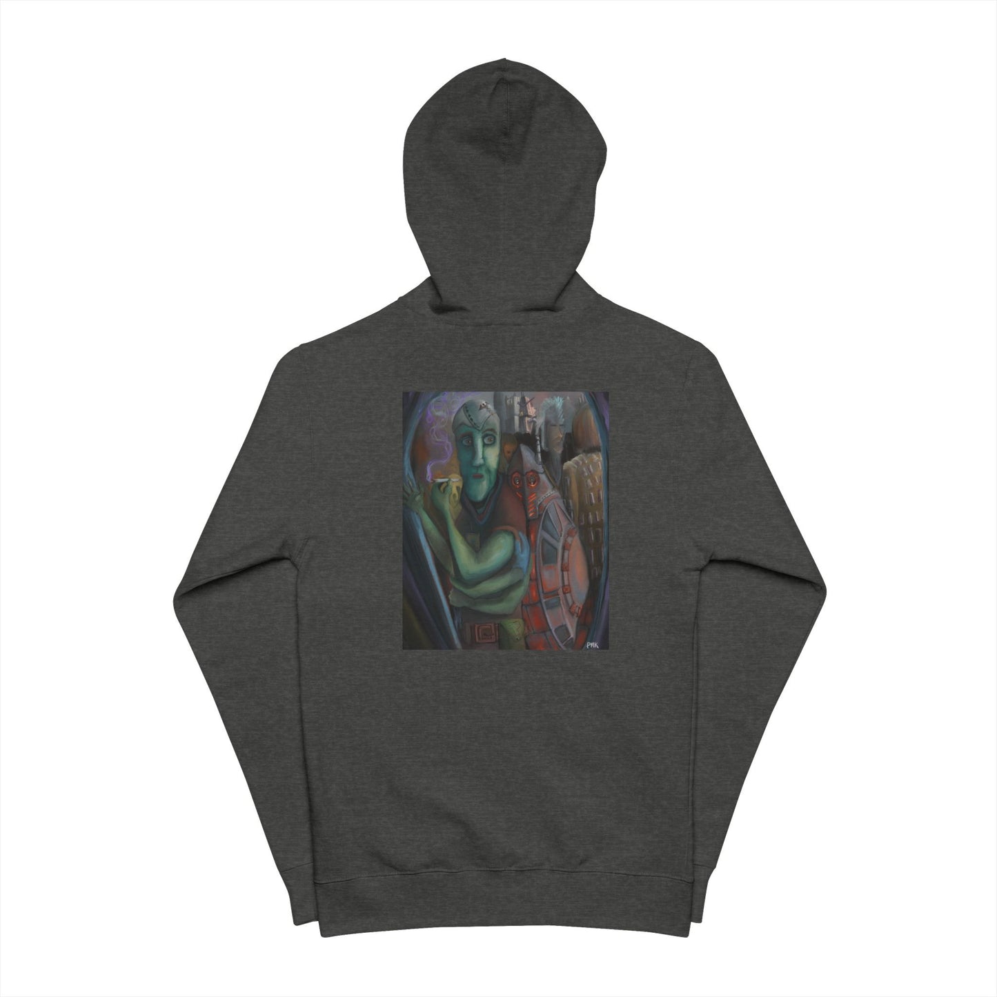 Smoke Break Unisex Fleece Zip Up Hoodie