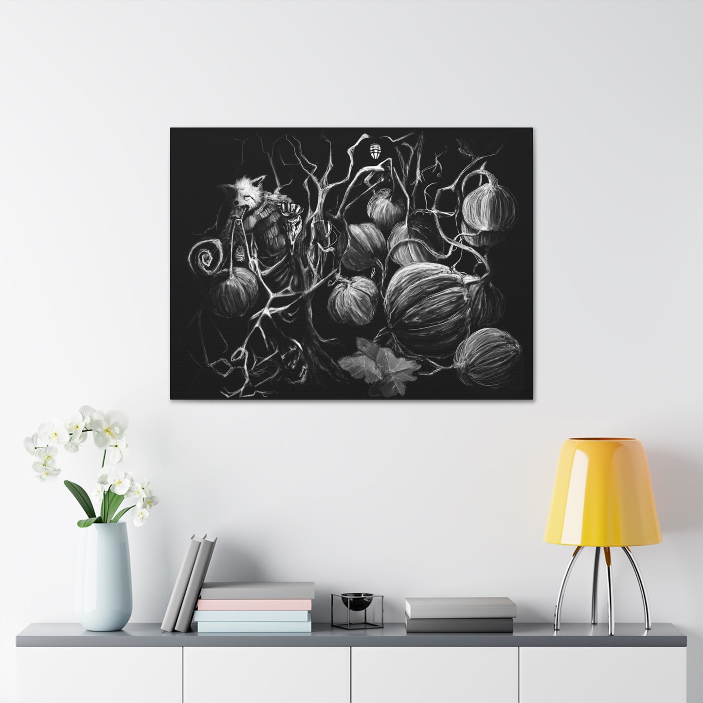 Pumpkin Tree Canvas Gallery Wraps