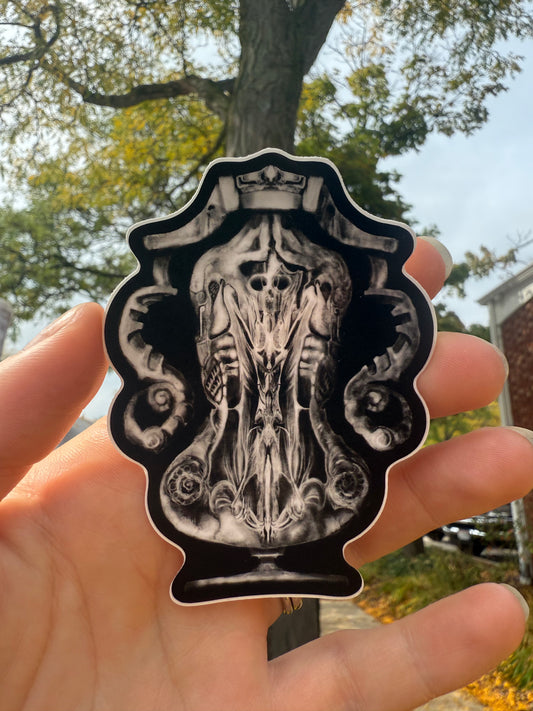 The Urn of spiteful civilization Vinyl Sticker