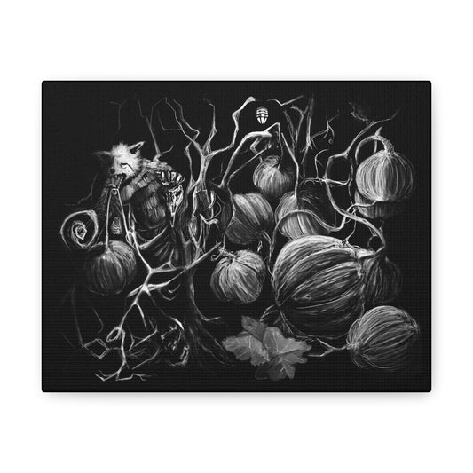 Pumpkin Tree Canvas Gallery Wraps