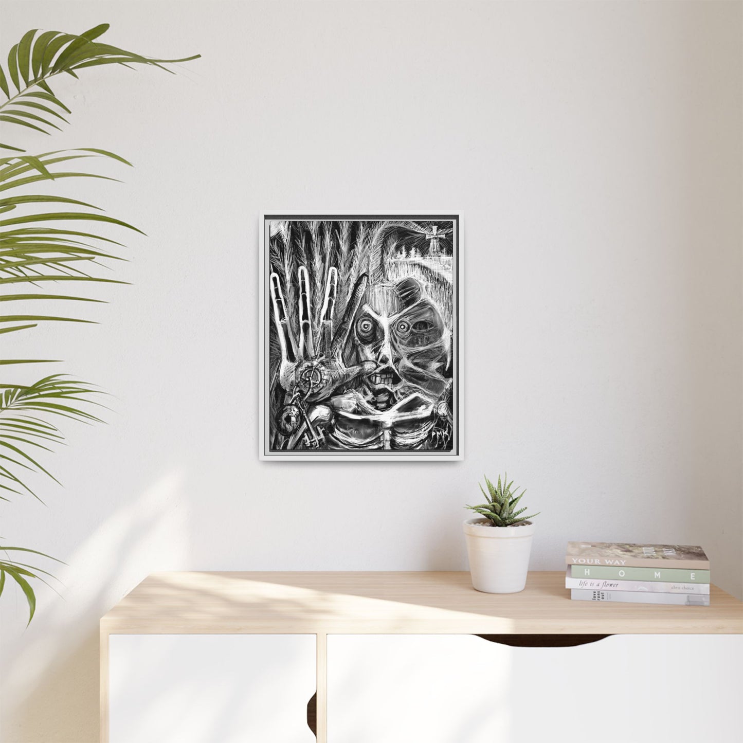 Dead Harvest Matte Canvas, Framed (Multi-color)