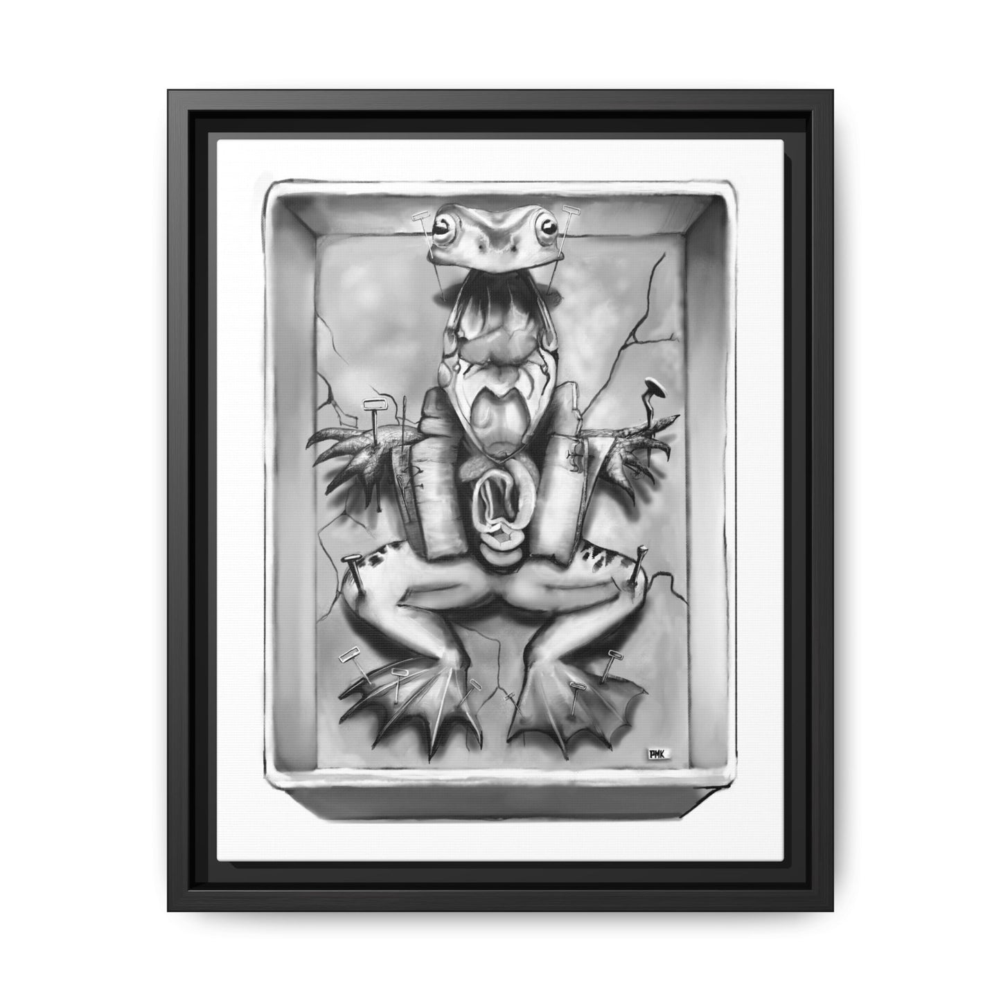 Bloodless Matte Canvas, Framed (Multi-color)