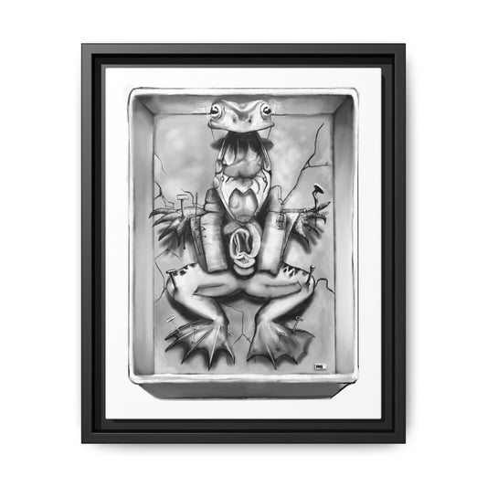 Bloodless Matte Canvas, Framed (Multi-color)