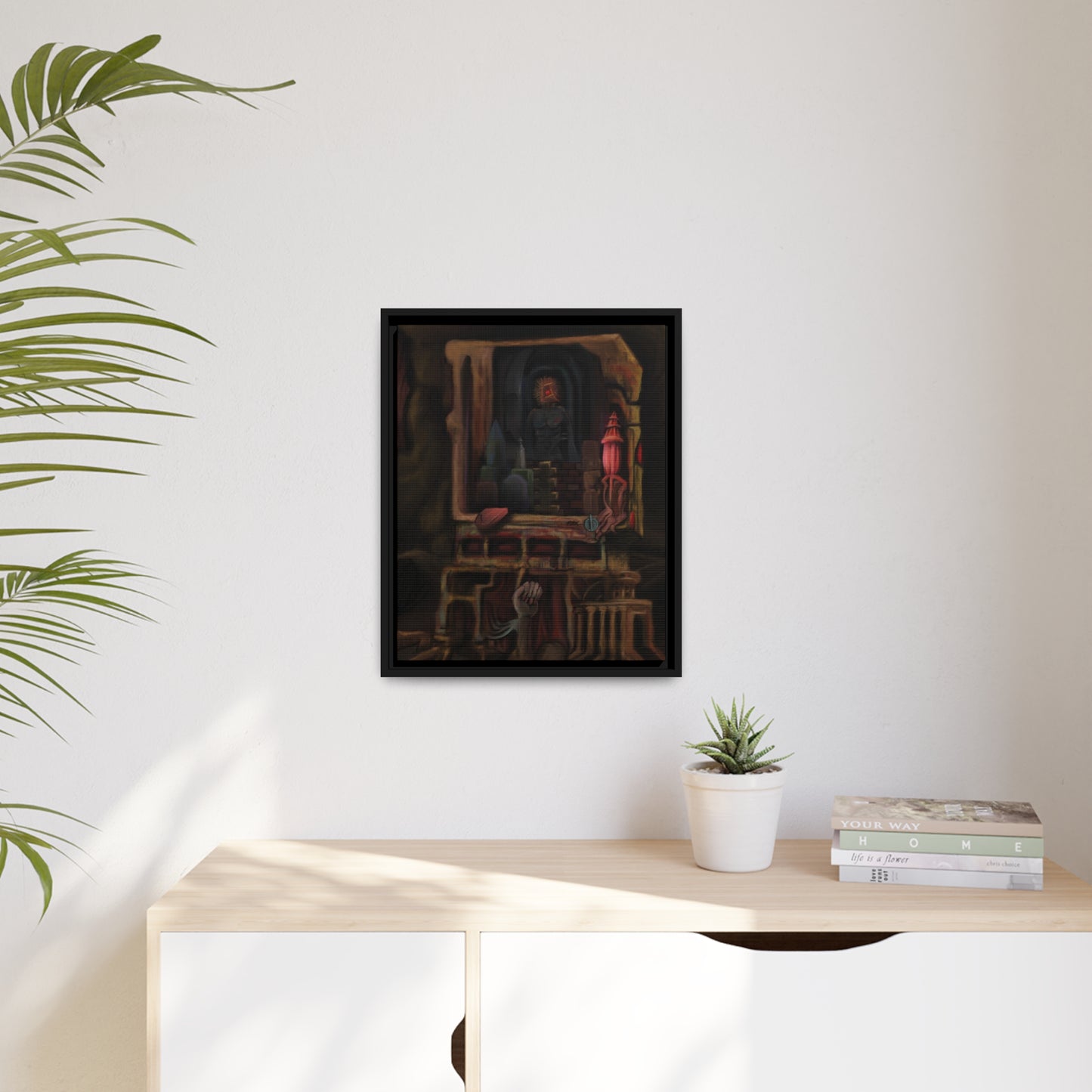 Graven Image Matte Canvas in  Black Frame