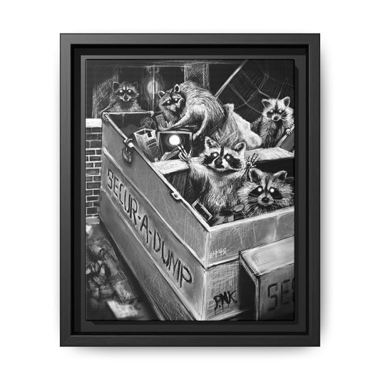 Caught! Matte Canvas, Framed