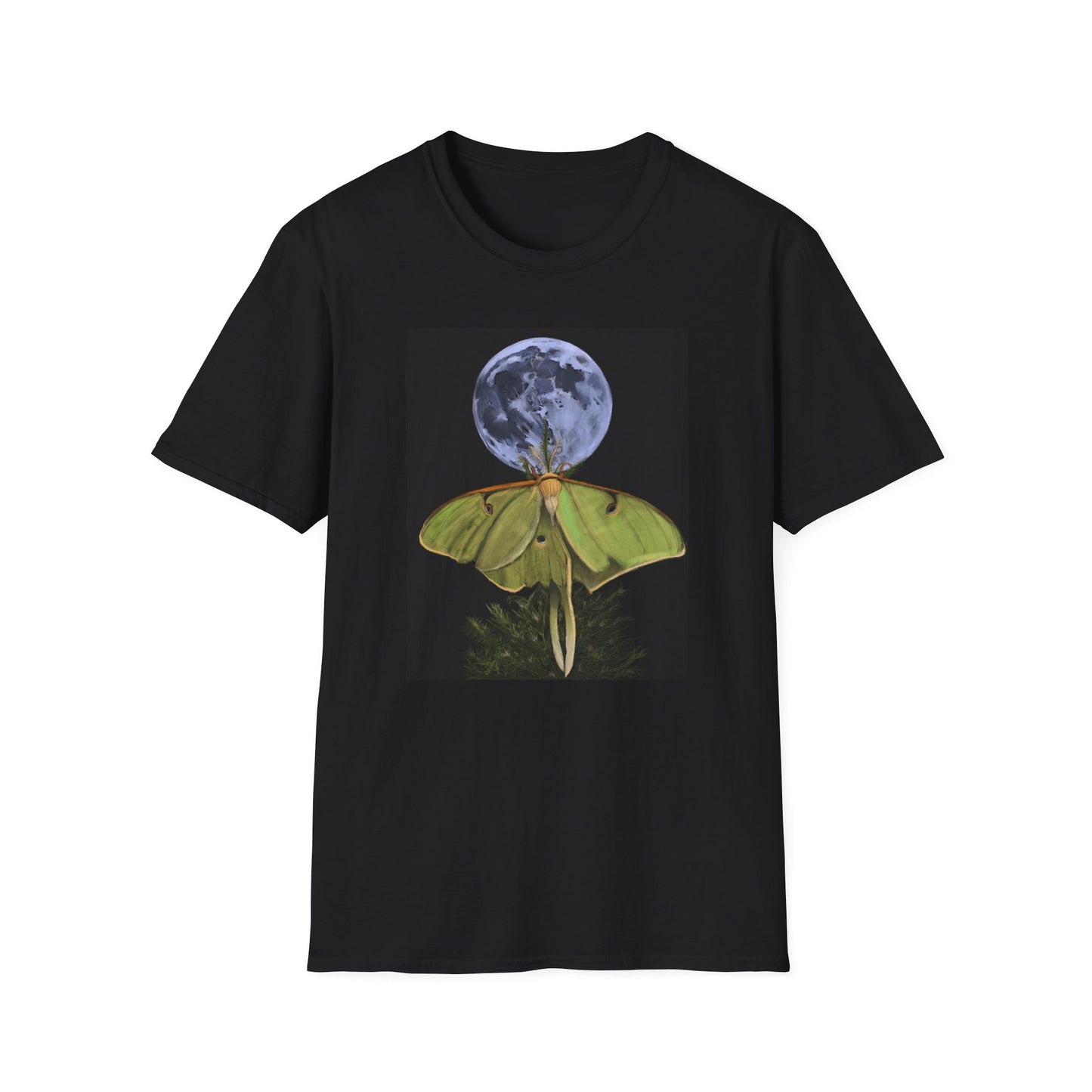 Luna Moth Unisex Softstyle T-Shirt