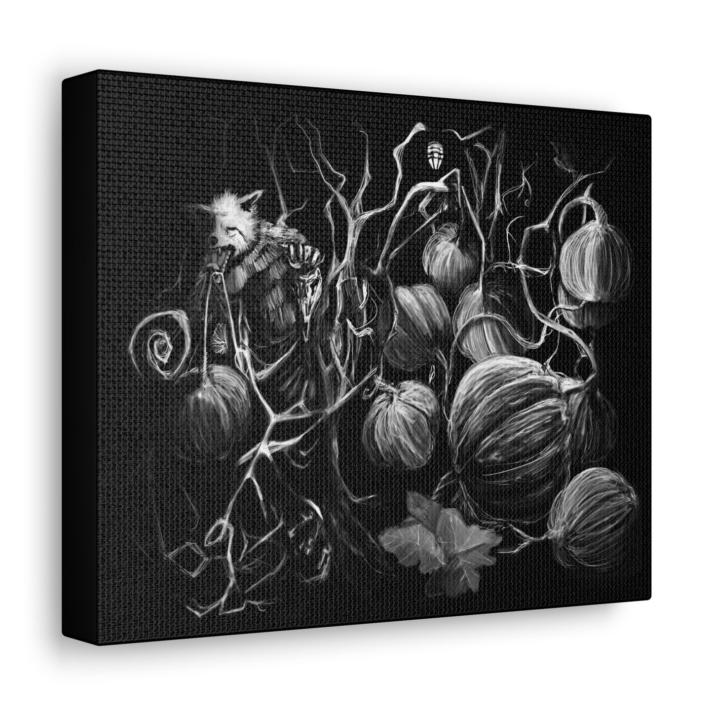 Pumpkin Tree Canvas Gallery Wraps