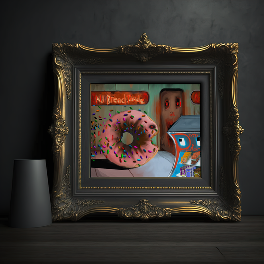 Baaad Donut! Art Print