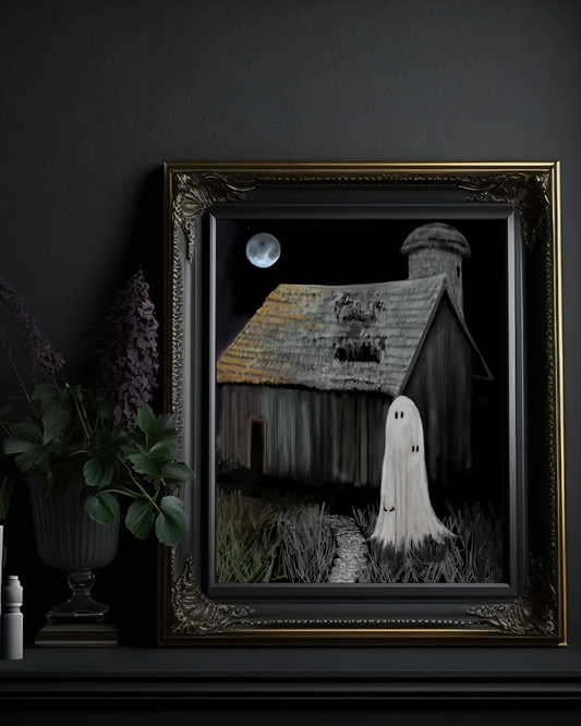 Haunted Barn Art Print