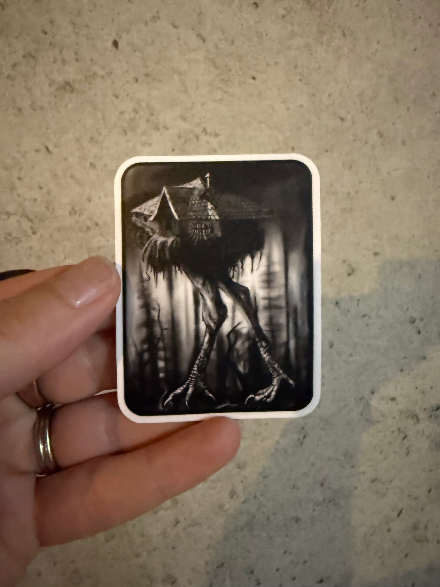 Baba Yagas Cabin Vinyl Sticker