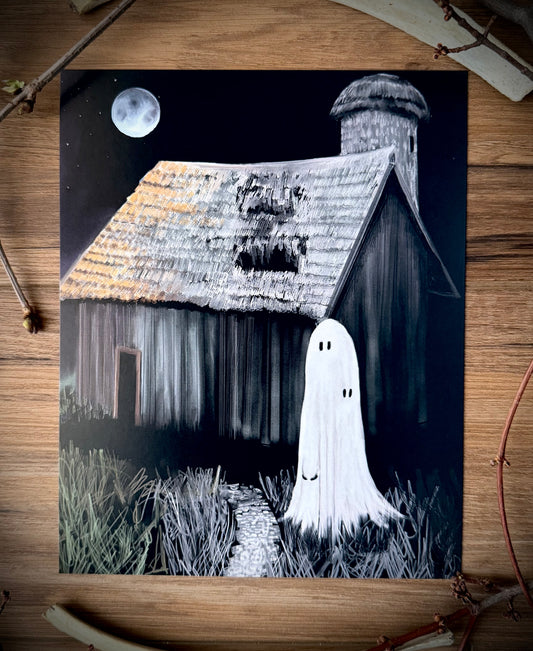 Haunted Barn Art Print