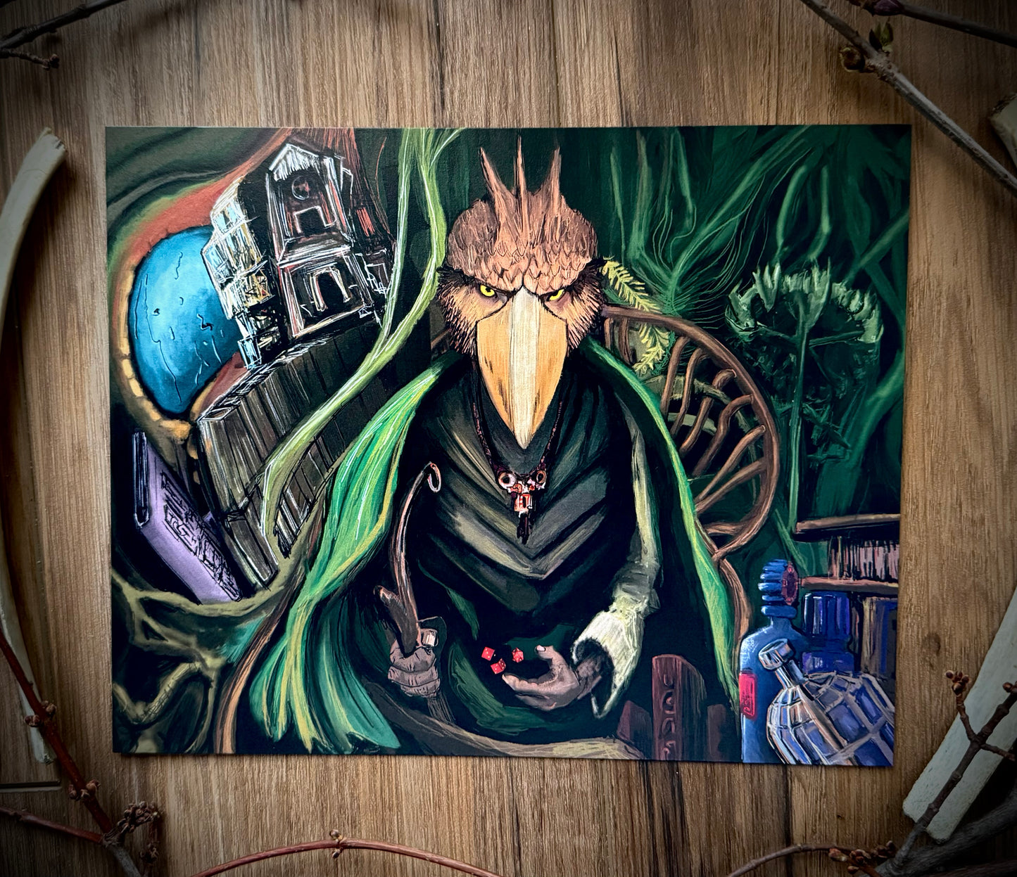 The Game Master Art Print