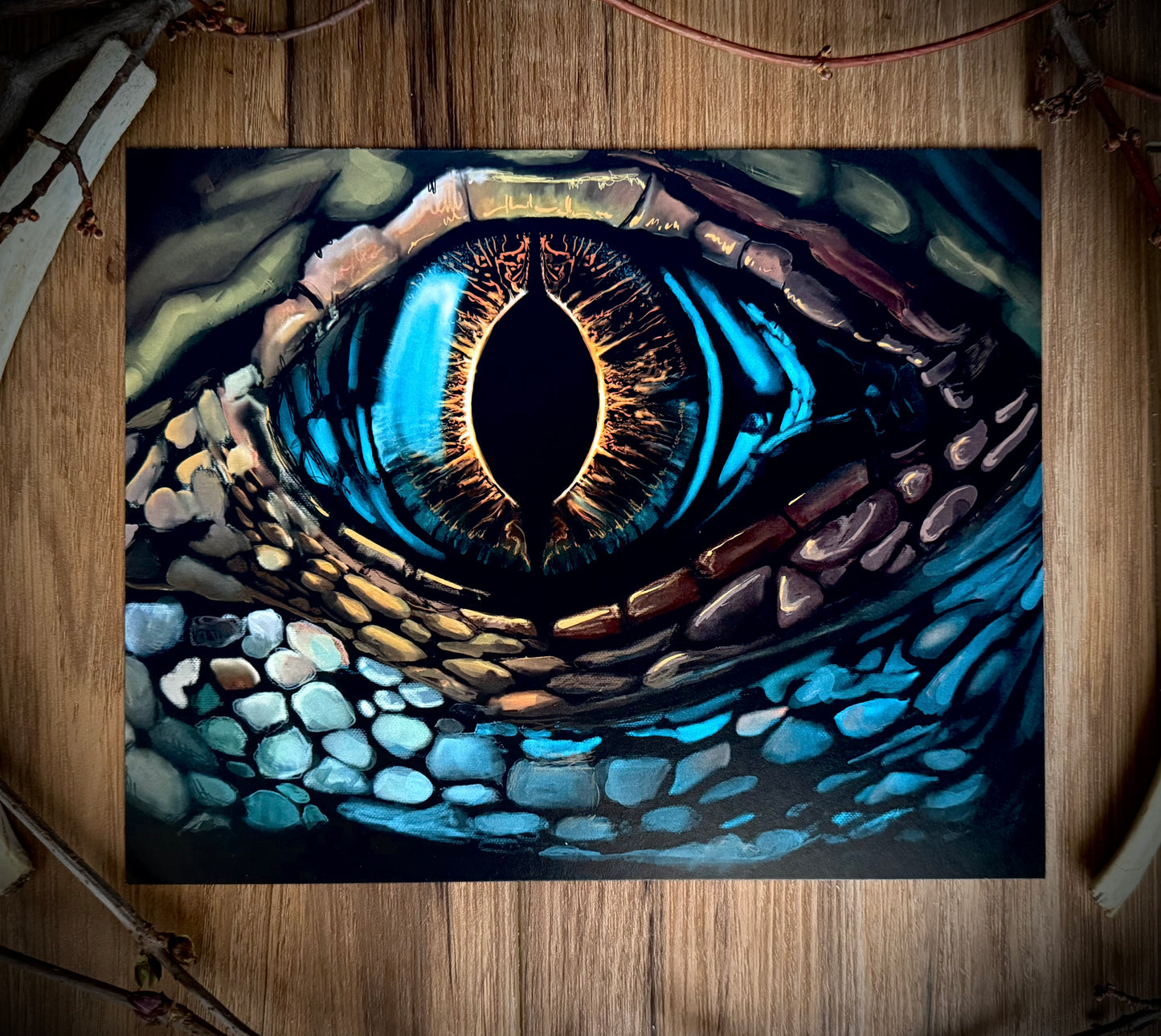 Ancient Eye Art Print