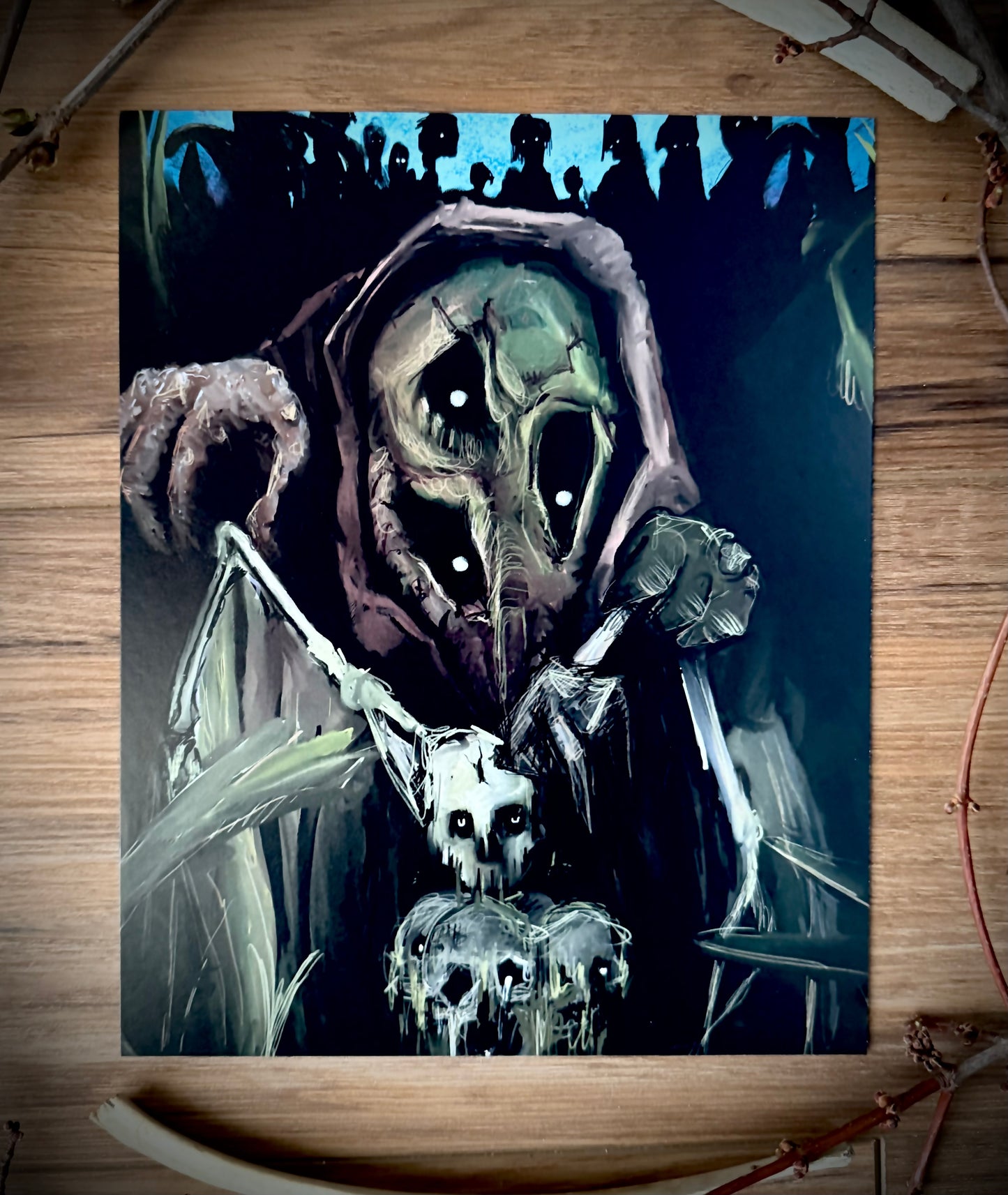 Bad Souls Make Good Puppets Art Print